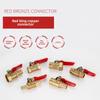 1/8" 1/4'' 3/8'' 1/2'' Brass Small Ball Valve Female/Male Thread Brass Valve Connector Joint Copper Pipe Fitting Coupler Adapter