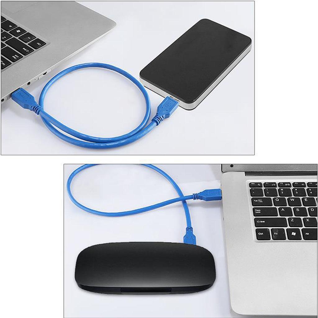 USB To USB Cable Double Male End USB Cord USB 3.0 Extension Cable For Hard Drive Enclosures DVD Player Laptop Monitor