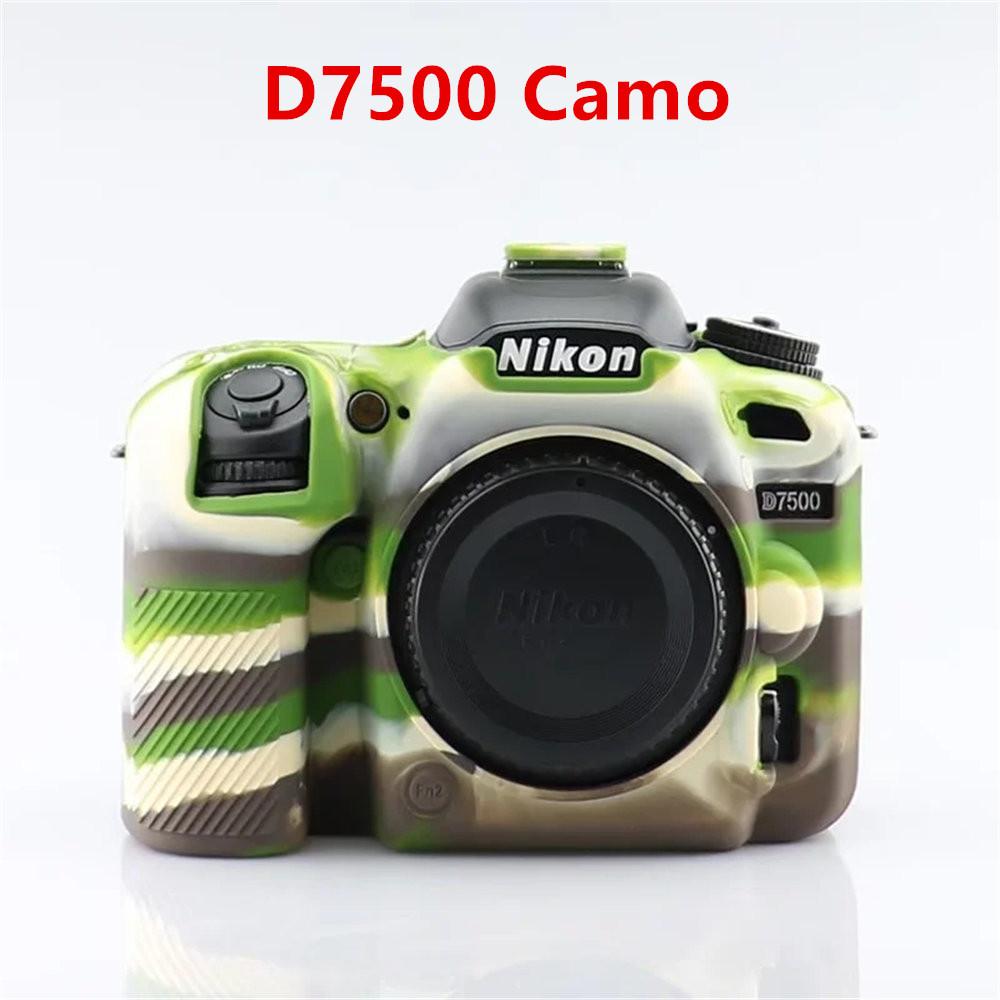 Soft Silicone Armor Camera Body Case For Nikon D600 D610 D7100 D7200 D7000 D5500 D5600 D7500 D5300 D750 D5200 Protective Cover