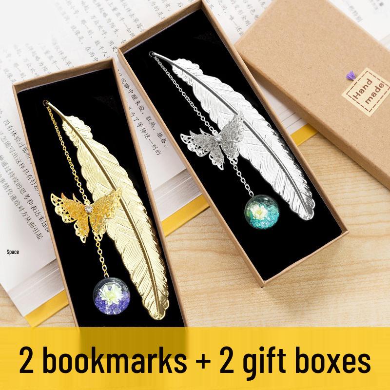 Elegant Metal Panda Bookmark Gift Box - Chinese Style for Teacher's Day, Graduation & Birthdays