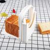 Brotschneider Faltbarer Toastschneider Verstellbare Toastlaib-Schneidemaschine Kunststoff Brotschneidhilfe Werkzeuge für Selbstgebackenes Brot