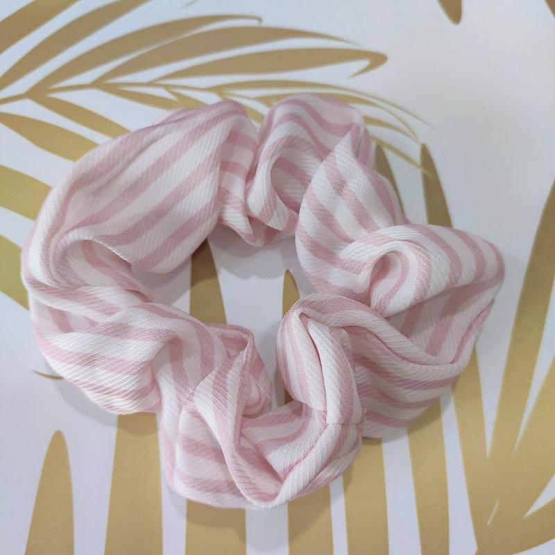 2PCS Minimally striped elastic headband hair accessory hair tie ponytail rope