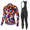 Cycling Suit Spring and Autumn Long Sleeve Suit Men's Mountain Bike Equipment Cycling Suit Suit
