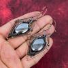 Brinco de Shungite Brinco Enrolado com Fio de Cobre Brinco de Pedra Natural Joias de Shungite Brincos Feitos à Mão Joias de Fio de Cobre Presente de Noivado