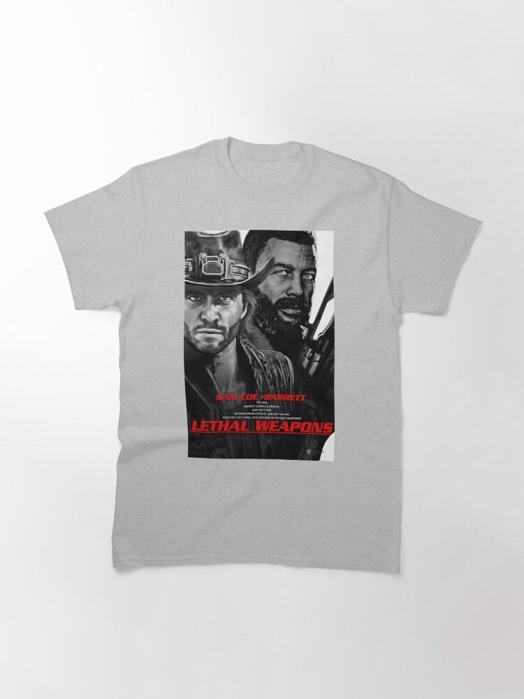 Lethal Weapon Lethal Weapon Riggs Murtaugh Movie Poster Design Classic T-Shirt
