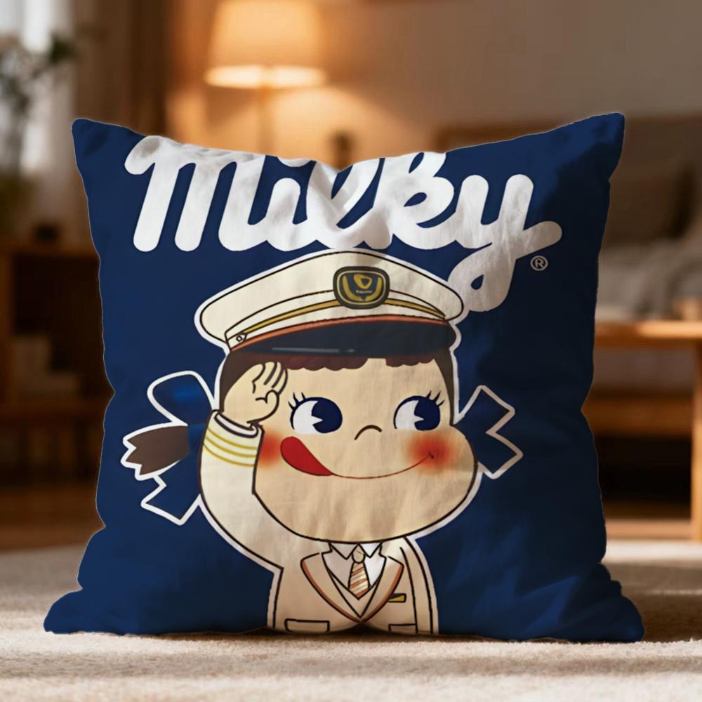 Hot F-FFujiya Cushion Cover Soft Washable Pillow Case Multi-Scene for Couch Bed Travel Office Use