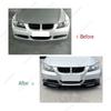 Front Bumper Lip Splitter Diffuser For BMW 3 Series E90 E91 318i 320i 330i 2005-2008 Pre-Facelift ABS Body Kit Tuning Spoiler