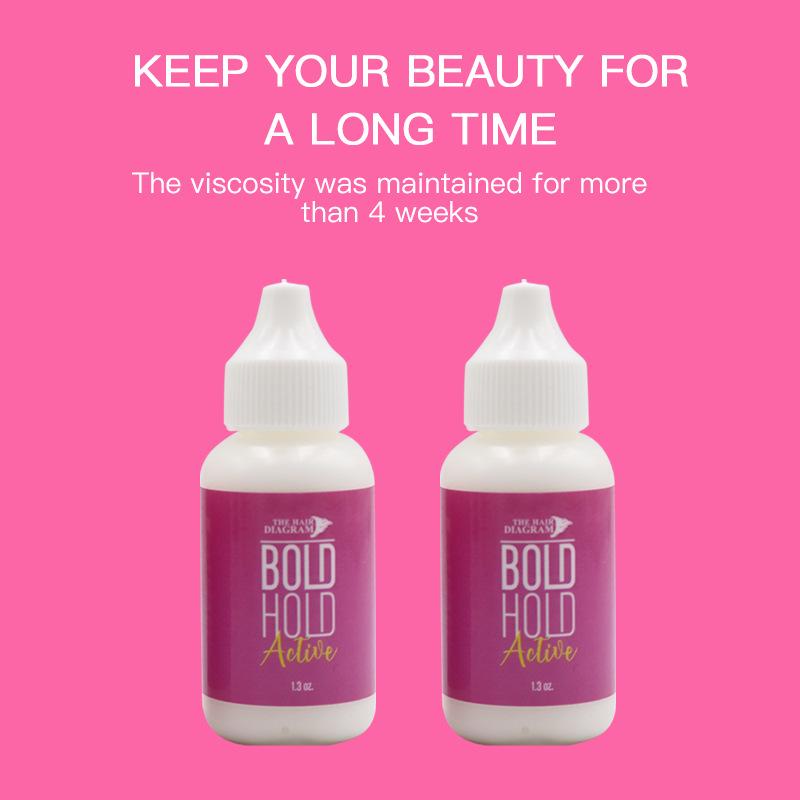 Bold Hold Lace Glue Ghost - 38ML Wig Lace Headgear Glue for Secure Bonding