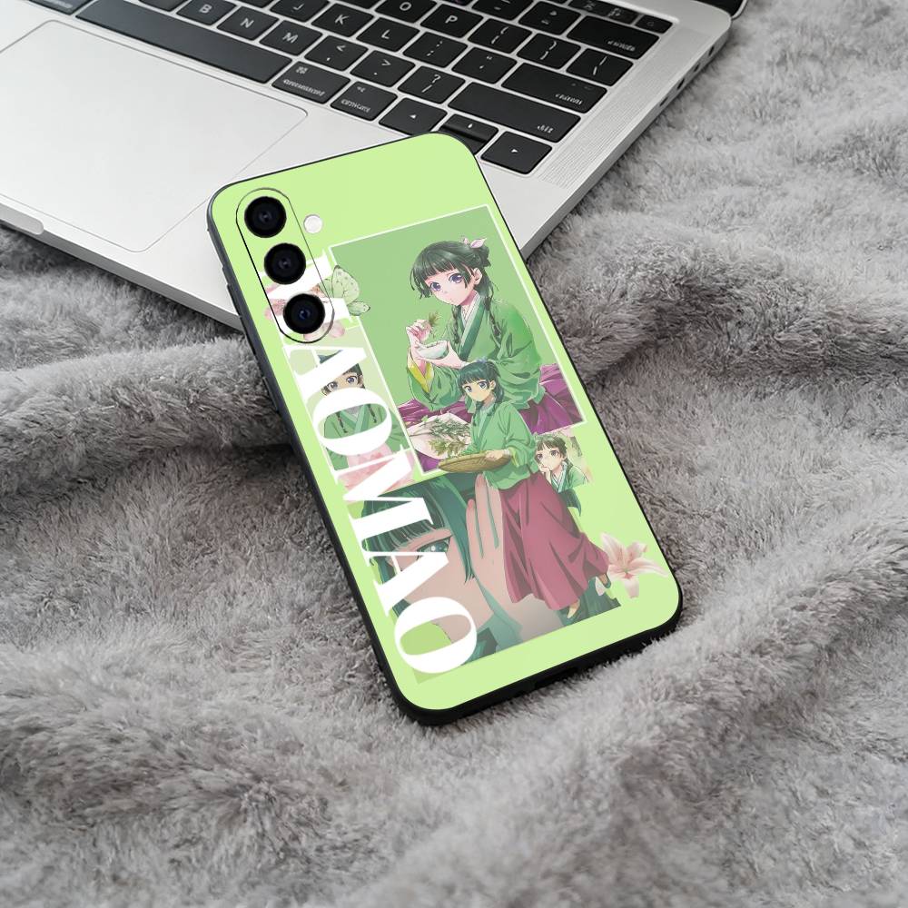 T-The Apothecary Diaries-Popular anime Black Soft Silicone Phone Case for Samsung Galaxy A73, A71, A72, A70, A53, A52, A51
