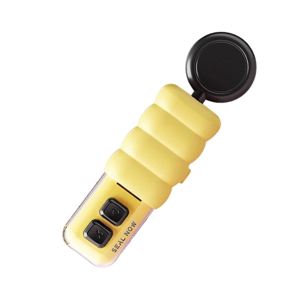 3 In 1 Mini Bag Sealer,Chip Bag Sealer Heat Seal with Bottle Opener Magnet Bag Resealer for Plastic Bags Food Storage