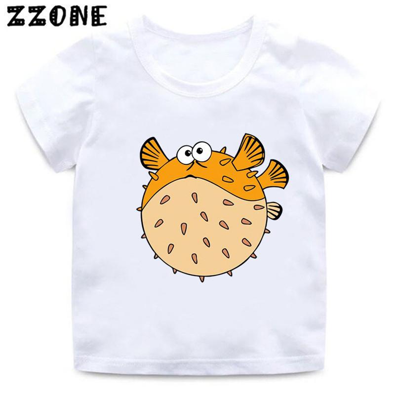 Finding Nemo Dory Cute Fish Print Funny Kids T-Shirts Cartoon Baby Girls Clothes Boys Summer Short Sleeve T shirt Children Tops