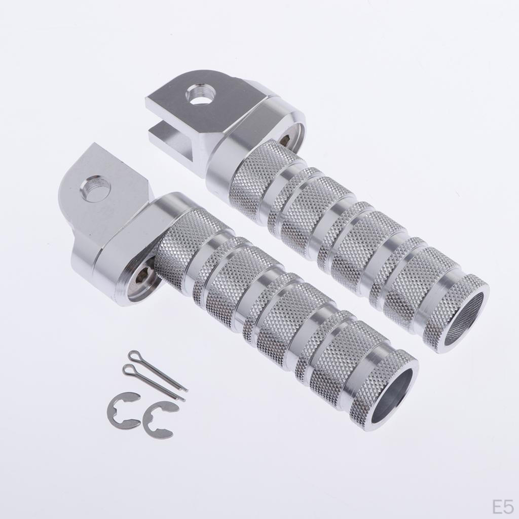 1 pair Aluminum Bike Bicycle Cycling Footrest /Footpeg, Motorcycle Folding Rearsets for 600 750 1000