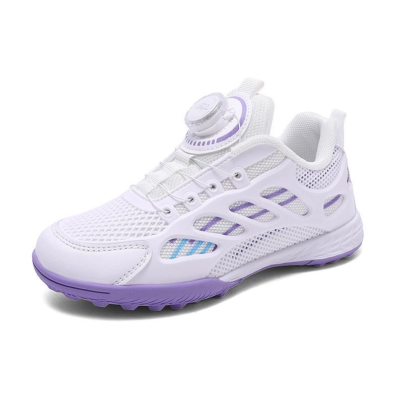 New children's rotating buckle football training shoes TF broken nails boys and girls students training shoes