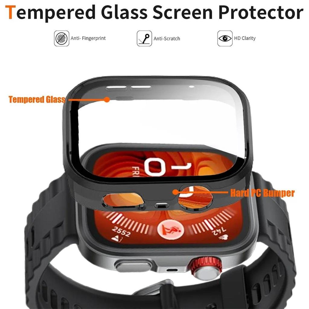 Tempered Glass Case For Huawei Watch Fit 4 Full Cover Screen Protector Hard PC Bumper Shell Cover For Huawei Fit 4 Accessories