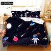 Beautiful Night Sky Customizable Bedding Set of 3 Aldult Kid Bedroom Duvetcover Sets with Pillowcase Twin Full Queen King Size