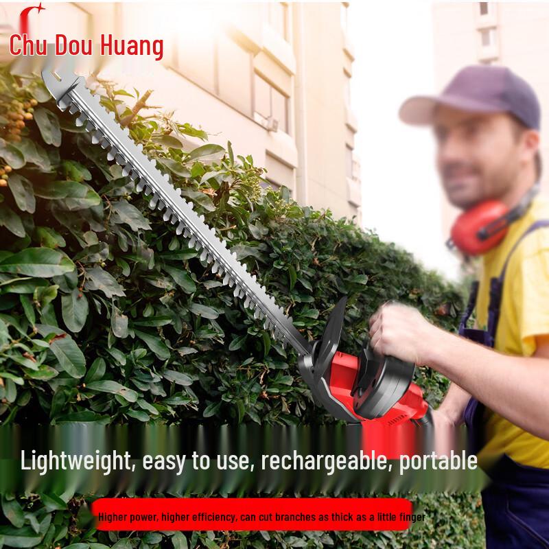 Douhuang German 21V Cordless Electric Hedge Trimmer CN plug (adapter included)