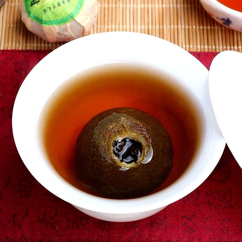 800g Xinhui Xiaoqingkang Yunnan Menghai Puerh Tea Old Ripe Tea Gift Set