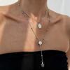 European-Style Double Layer Clavicle Pendant Necklace for Women