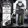 Large Capacity Outdoor Sports Water Bottle with Straw - Durable, High-Temperature Resistant, Suitable for Students and Fitness Enthusiasts