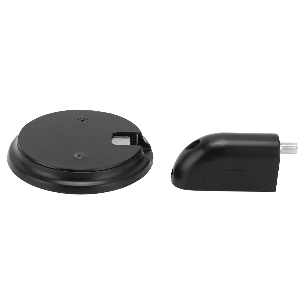 Door Stoper Push Type Strong Magnetic Mechanical Windproof Suction Door Stop Silent Firm Door Stop CatchMatte Black