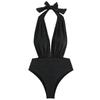 One-piece Swimsuit Female Tight Sexy Hot Girl Bikini Deep V Backless High-end No