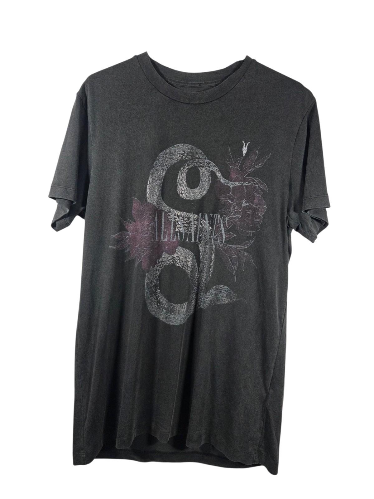 All Saints Tshirt Rare Snake Design Size XS #676 XXL