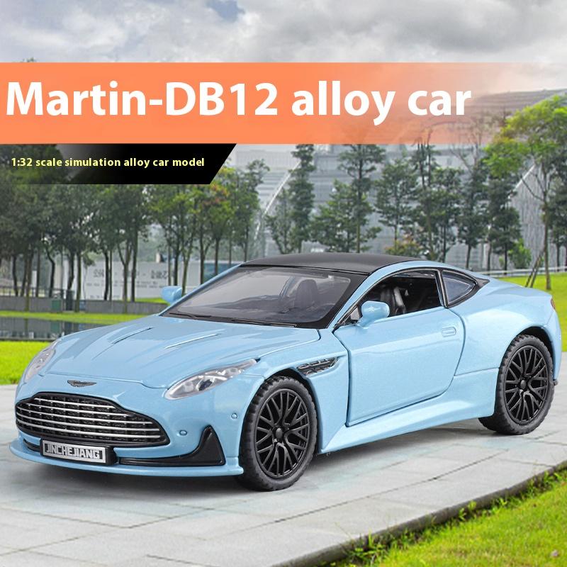 Maßstab 1/32 Aston Martin DB12 GT Sportwagen Legierung Diecast Metall Modellauto Ton und Licht Hobby Sammlerstücke Ornamente Geburtstagsgeschenk Jungen