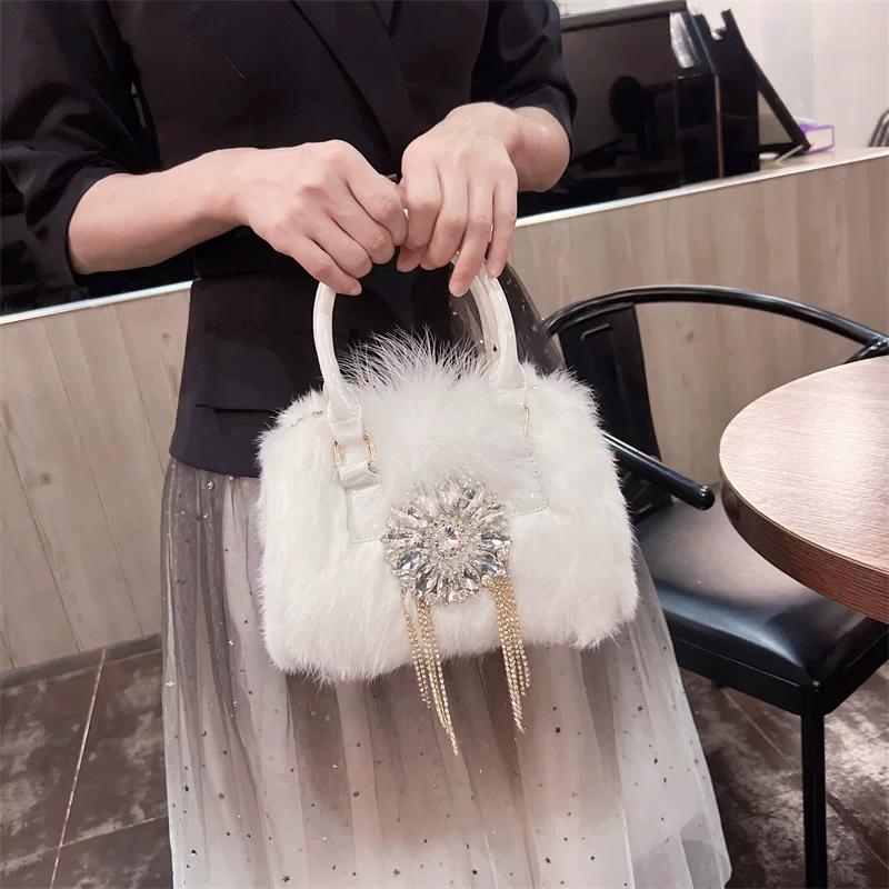 New Autumn and Winter High-end Diamond Studded Crossbody Shoulder Bag