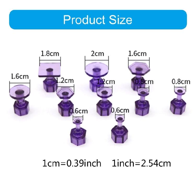 10pcs Dent Repair Tool Puller Auto Maintenance Tool Damage Removal Tool Dent Removal Pulling