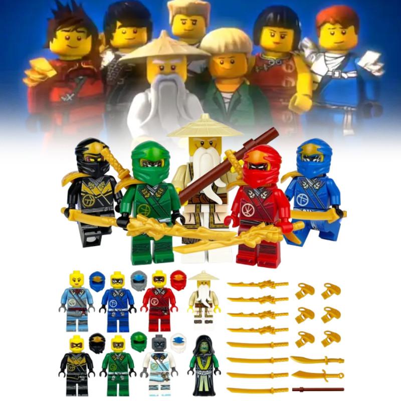 Mini Ninjago Figure Toy Building Block Set Kids Early Educational Durable Gift