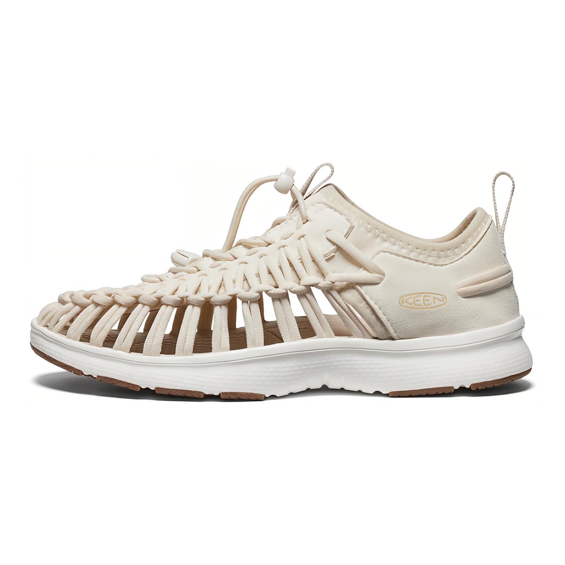 Keen UNEEK O3 Women s Outdoor Casual Sandal River Trekking Shoes Women s Birch Wood/Starlight White 1028671 37.5
