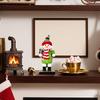 Miniature Christmas Figurines Wooden Nutcracker Tabletop Statues Christmas Decor Party Statues Table Centerpiece For Adults