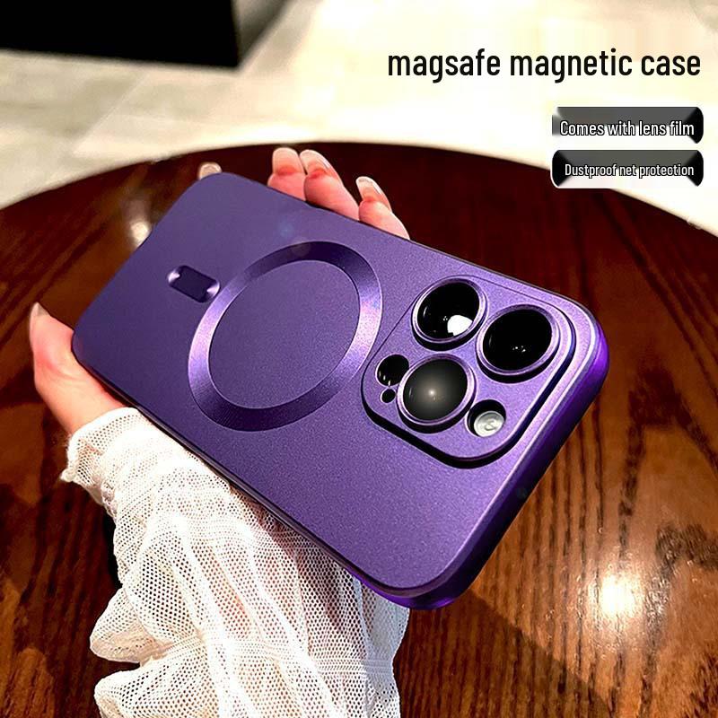 MagSafe-Compatible Apple Phone Case: Skin-Feel Matte Protective Cover for iPhone Models 13, 15 Pro Max, 16E, and 17
