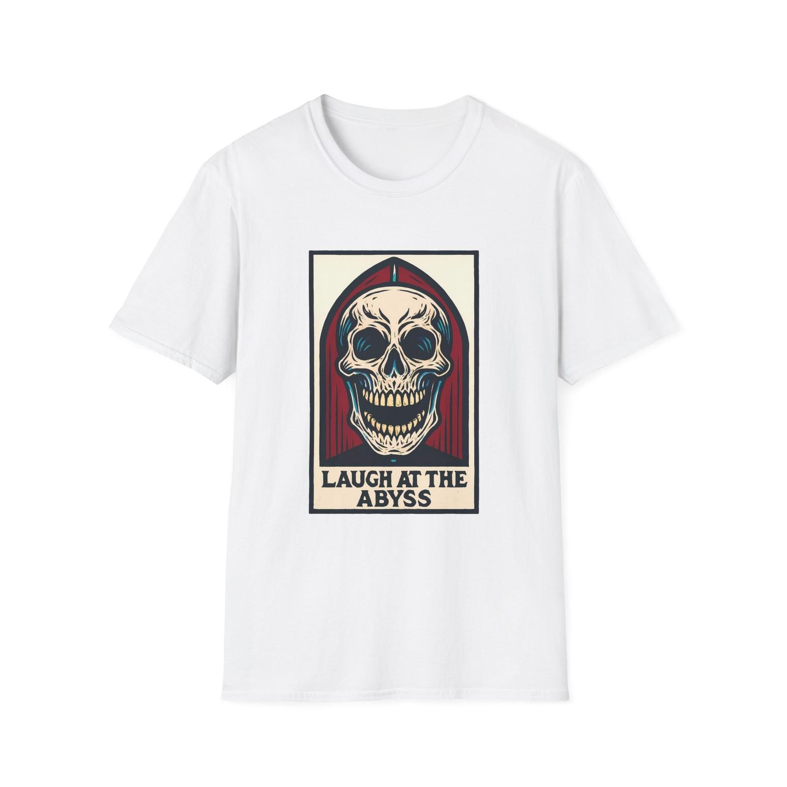 Unisex Softstyle T-Shirt Gothic Skull Arch S