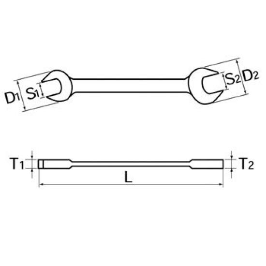 Cheie fixă Kyoto Tool (KTC) S2-1417-F