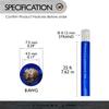 Conext Link 25 FT 8 AWG GA Full Gauge Power Cable Ground Wire Frosted Blue OFC Copper