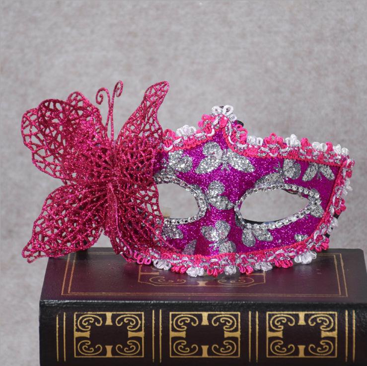 Venetian Patchwork Masquerade Princess Face Mask for Christmas and Halloween