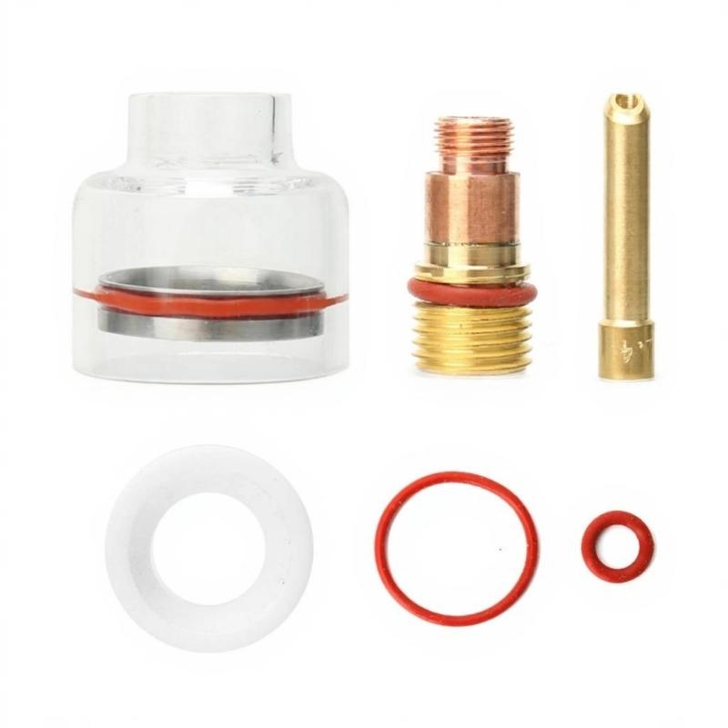 TIG Welding Cup And Torch Set With High Heat Dissipation Glass Metal Construction For Precisions Welding WP Models