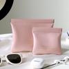 Portable Makeup Bag with Lipstick, Data Cable, Bluetooth Headset, Charger, and Key Storage; Automatic Closure Spring Sheet Design