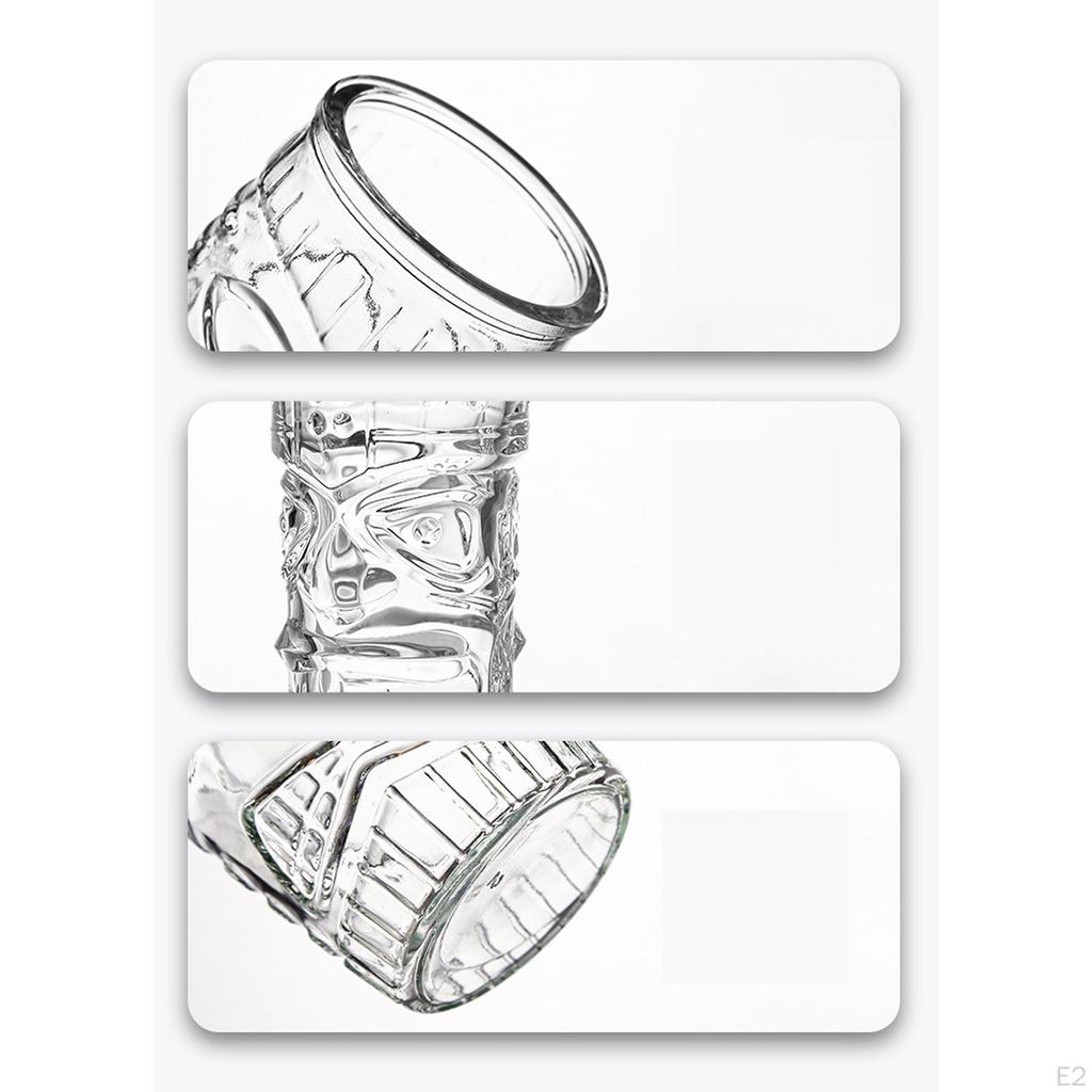 Elegant Gothic Tea Glass Set for Halloween Party Decor - 420ml Capacity