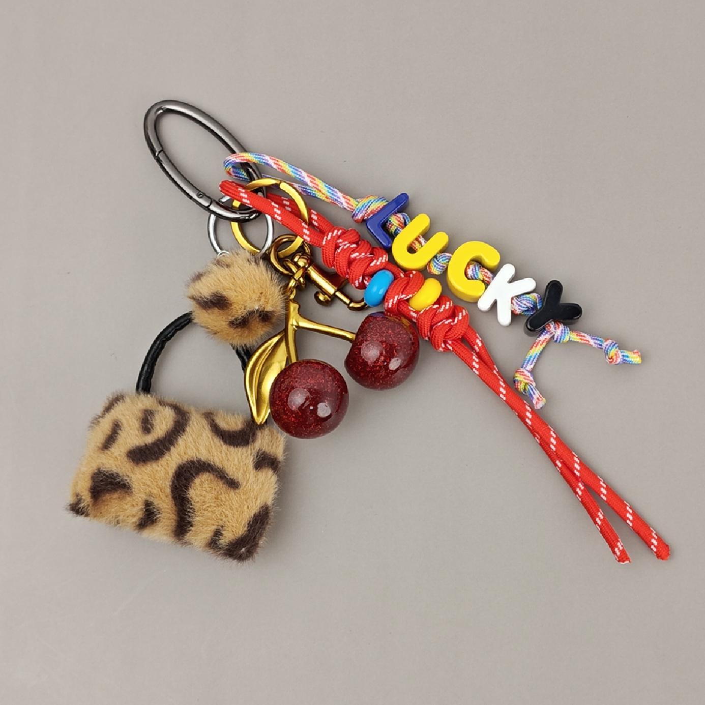 

Fashion Delicious Red Cherry Fruits Bag Pendant Charm Exquisite Key Chain For Women Men Girs Bag Purse Pendant Accessories Gift вишня