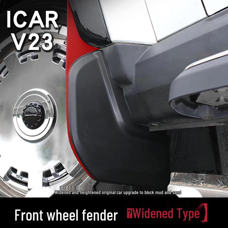 Rear Bumper Fender Flares for Chery ICAR V2 - Rear Wheel Mud Flaps and Splash Guards