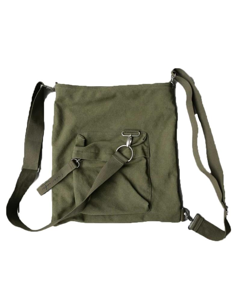 Antiqua Transformable Military Khaki Women's 2-Way Backpack, ZC-00017W 02,