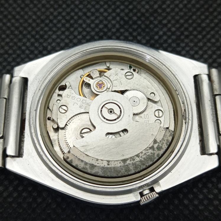 USED RARE VINTAGE SEIKO 5 AUTO 7009A JAPAN MENS CREAM DIAL WATCH 621a-a413410-2 SKU621a-a413410