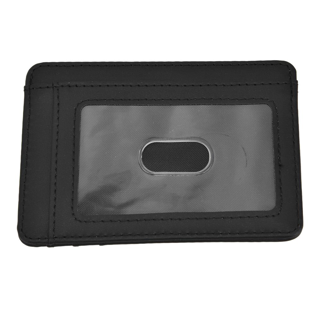 Kartenhalter Ultradünn Diebstahlschutz Minimalistische Kreditkartenhülle für IOS Locator Schwarz