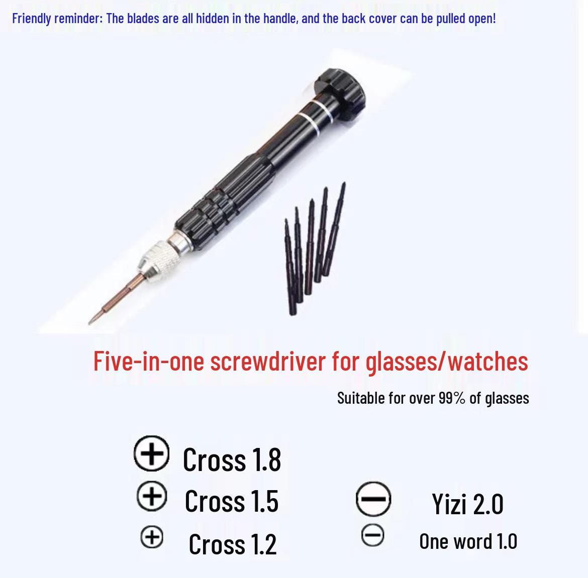 5-in-1 S2 Screwdriver for Mobile Phone Repair 5-в-1 черный