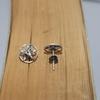 Vintage Animal Earrings Silver Color Five-Pointed Star Bull Head Earrings for Men Women Punk Casual Jewelry