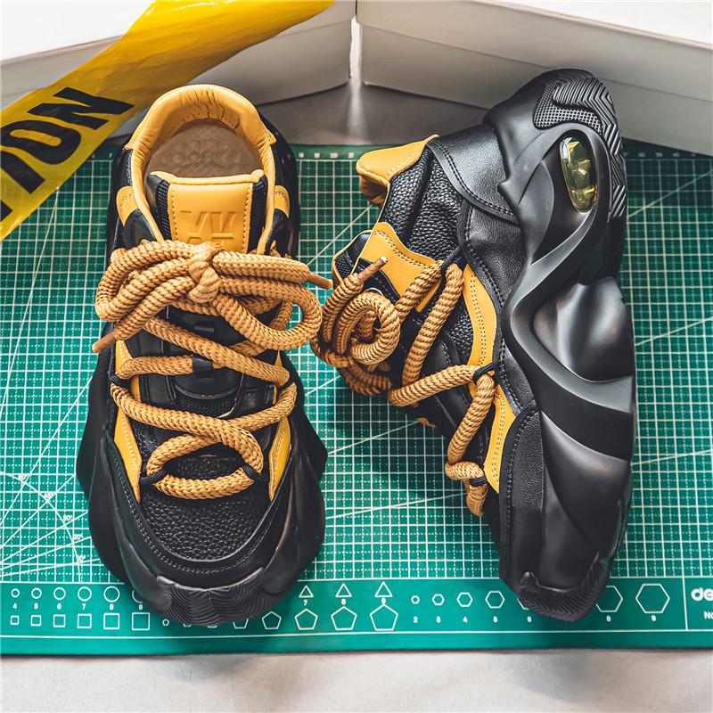 

Белые модные мужские туфли для папы на толстой подошве: Новые осенне-зимние модели, увеличение роста на 10 см, универсальная повседневная спортивная обувь Size 43