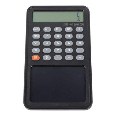Wissenschaftlicher Taschenrechner mit Notizblock 12-stellige LCD-Anzeige Rechner für Schüler Lehrer Gymnasium