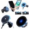 Advanced 15W 25W Strong Car Phone Mount Holder Magnetic Wireless Charger Providing Stable Secure Hold Ideal for Daily Commuting